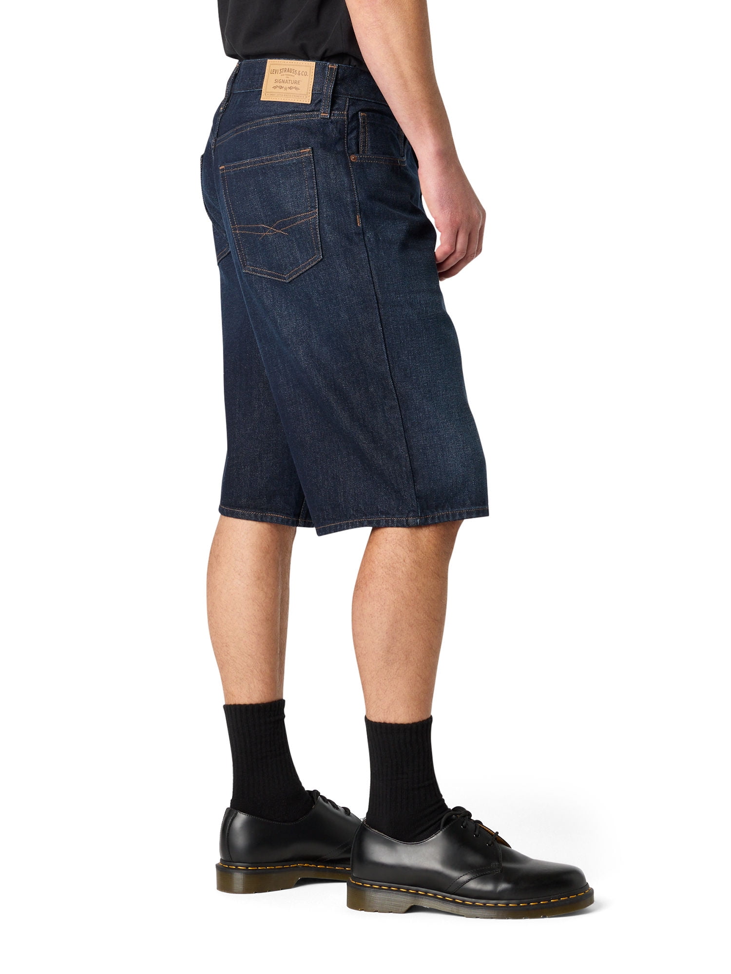 Levi Strauss Signature™ Men's and Big and Tall Loose Denim Shorts, 12" Inseam