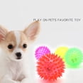 thumbnail image 5 of 5 Pcs Light-up LED Bite Ball Dog and Cat Flashing Sensory Fun Blinking Spiky Pet Toy, 5 of 16