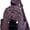 Purple, variant on Women Casual Washed Canvas Mini Backpack, Lightweight Multiway Small Daypack, Convertible Crossbody Sling Bag Travel Shoulder Purse with Plush Sheep Pendant for Daily Outdoor
