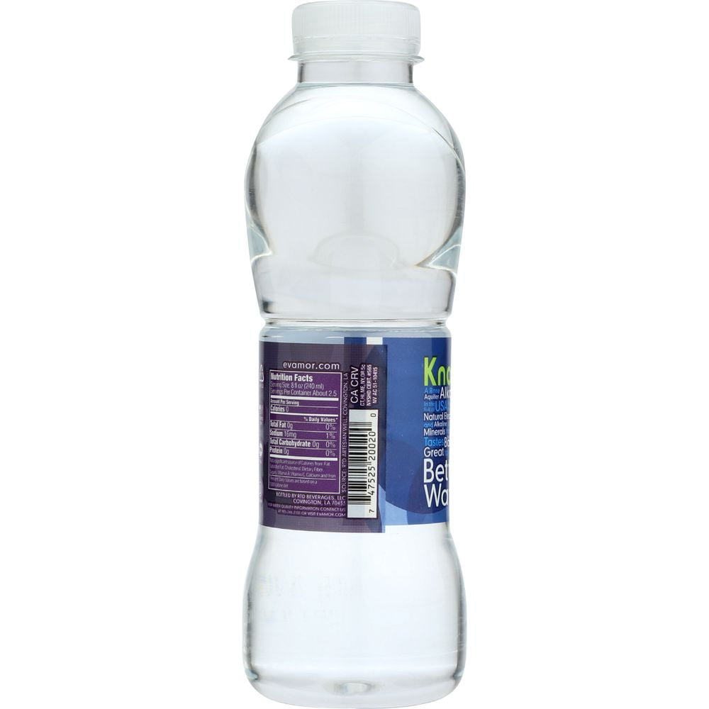 Evamor Artesian Spring Water, 20 Fluid Ounce -- 24 per Case.