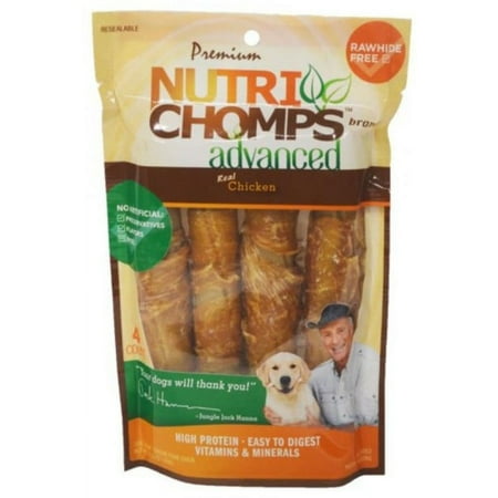 UPC: 0015958989048 | Nutri Chomps Advanced Twists Dog Treat Chicken Flavor