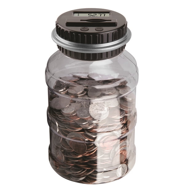 Caja De Ahorro De Dinero De Conteo De Monedas Digital Grande Jar Bank Pantalla Lcd Monedas Ahorro De Regalo Para (Euro) Advancent HA025507-10