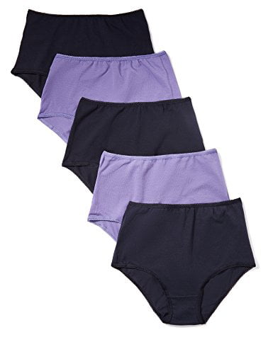 Iris & Lilly Womens Cotton Thong Brand Pack of 5 