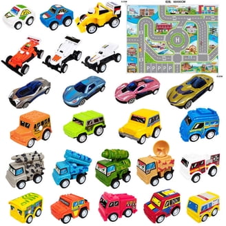 Set De 4 Voitures Miniatures Die-cast Tiny City - Modèles Bs20 PTU - Échelle 1:76