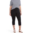 thumbnail image 2 of Legging Lounge Capri Noir pour Femmes, X-Large US, 2 of 3