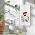 thumbnail image 5 of Cute Christmas Ghost Kitchen Towels, Nightmare Before Christmas Decor Hand Towels for Holiday Xmas, Funny Scary Xmas Decorative Tea Dish Towels for Bathroom Decor 16x24 Inch, 5 of 7