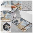thumbnail image 6 of Retro Palm Trees Bath Mat 3 Piece Bathroom Rug Set, Summer Botanical Vintage Watercolor Non Slip Bath Rug Contour Mat and Toilet Lid Cover, Absorbent Shower Mats Soft Bath Rugs and Mats Sets, 6 of 8