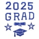 thumbnail image 1 of 1 juego de parches termoadhesivos bordados de graduación, parches decorativos para aplicar con plancha, parches de graduación para reparar telas, ropa, mochilas, sombreros y chaquetas., 1 of 6