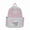 Pink, variant on Japanese-style sweet and cute polka dot backpack with small pom-poms, fresh and stylish design for students, high aesthetic value, niche design for women