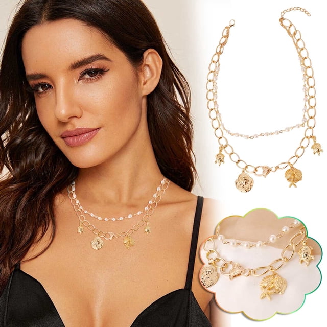 Fiudx Collar de Tortuga, Adorable Colgante de Aleación, Elegante Cadena de 45 Cm, Un Regalo Ideal para Ella, Accesorio de Moda para Cualquier Ocasión, Perfecto para El Armario de Una Mujer.