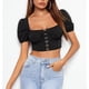 thumbnail image 2 of Blusa corta para mujer, blusa corta con mangas abullonadas para mujer, blusa corta con mangas abullonadas para mujer, blusa corta con mangas abullonadas para mujer, eleva tu experiencia, 2 of 9