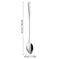 thumbnail image 3 of TIELUTT Cuillère à Thé Glacé à Long Manche, Mélangeurs à Café, Cuillère à Glace, Acier Inoxydable, Ensemble de Table à Manger à Dessus Haut pour 4, Napperons Ronds Ronds, Napperon de Table Moderne à Vidange vers le Bas, Ensemble de Table à Manger, Petite Assiette Ronde Ma, 3 of 7