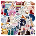 thumbnail image 1 of 50pcs Singer Taylorly Swift Graffiti Luggage Laptop Decoration Sticker Aoxiang, 1 of 7