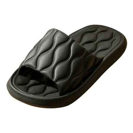 

Youmylove Women Slide Slippers Summer Fashion Colorful Soft Soles Comfortable Going Out To The Beach Home Non-Slip Bathroom Large Size Slippers Leisure Ladies Cozy Daily Walking