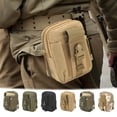 thumbnail image 2 of Riñonera Táctica Deportiva Militar para Exteriores, 2 Unidades, Cinturón de Estrategia Deportiva, Monedero, Funda para Teléfono Móvil de 6 Pulgadas, Estilo Militar, 2 of 7