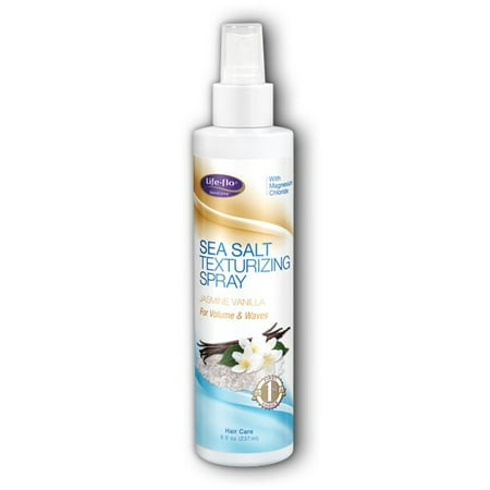 Sea Salt Texturizing Spray w/Magnesium Jasmine Life Flo Health Products 8 oz (Best Sea Salt Texturizing Spray)