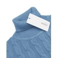 thumbnail image 4 of COOFANDY Men's Slim Fit Turtleneck Long Sleeve Sweater Casual Twisted Knitted Pullover Sweaters, 4 of 6