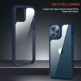 thumbnail image 2 of Compatible avec l'Étui iPhone 13 Pro Max Étui de Protection Anti-Choc Souple Dos Dur (Bleu), 2 of 5