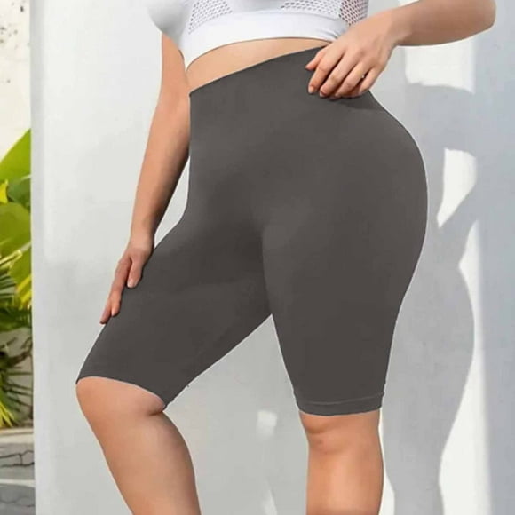 Aqestyerly Women Yoga Shorts Hip Lifting Stretch Pants Casual Training Workout Fitness Leggings For Summer