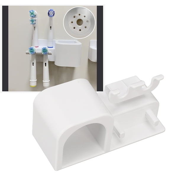 Soporte Para Cepillo De Dientes Eléctrico, Impermeable, Autoadhesivo, Organizador De Cepillos De Dientes Montado En La Pared