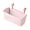 Pink, variant on Bdday Office Storage Swimming Pool Hanging Basket Household Kitchen Small Hanging Basket Bathroom Rack Can Be Hung Toilet Wall-Mounted Plastic Hanging Storage Artifact Basket Cute Storage Bins