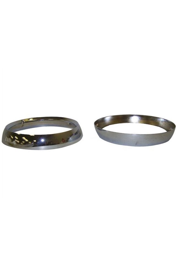 Headlight Bezel Set - Compatible with 1976 - 1986 Jeep CJ7 1977 1978 1979 1980 1981 1982 1983 1984 1985