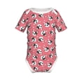 thumbnail image 2 of Balery French Bulldog Face Pattern Baby Climbing Clothes Infant Bodysuit Cute Infant Bodysuit Baby Romper-18 Months, 2 of 7