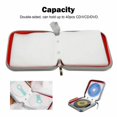 thumbnail image 2 of 40 Discs CD DVD Wallet Holder Bag Zipper Case Album Organizer Media Storage Box, 2 of 4