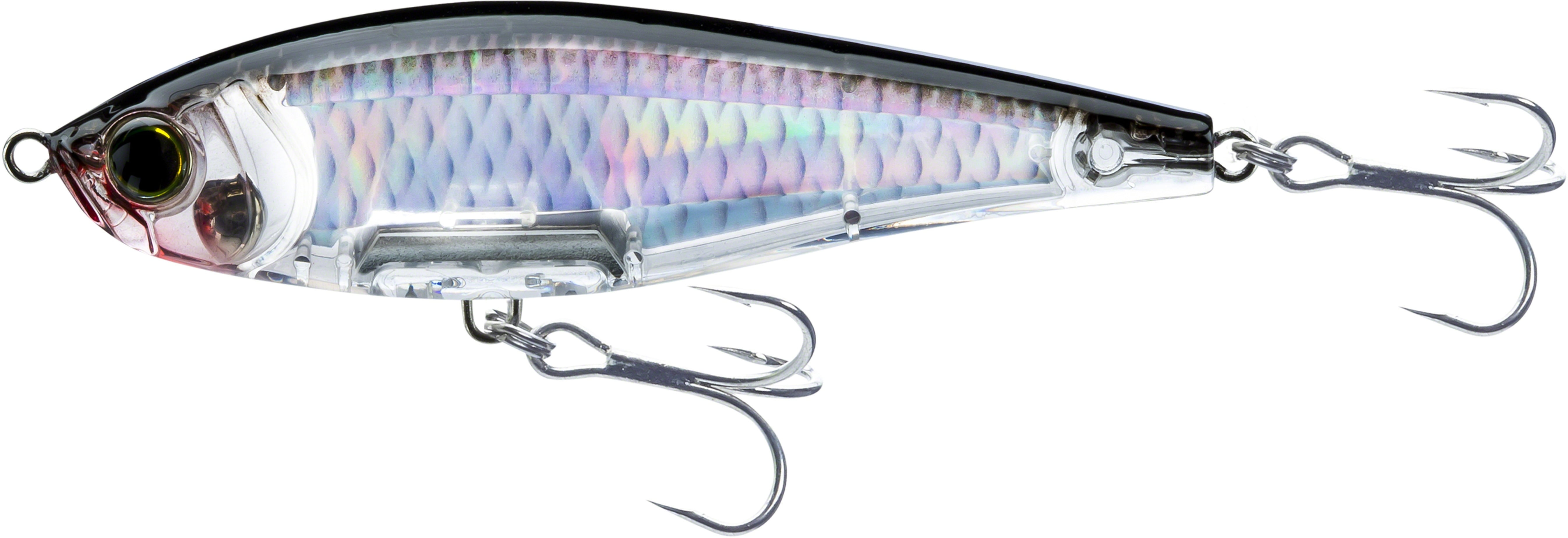 (2 pack) Yo-Zuri 2 3/4" 3D Inshore Twitchbait Hard Bait Lure, Silver Black