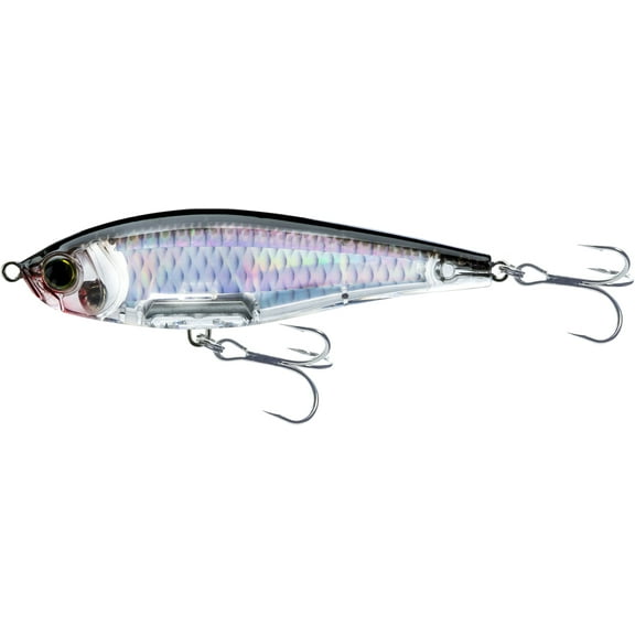 Yo-Zuri 2 3/4" 3D Inshore Twitchbait Hard Bait Lure, Silver Black