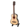 thumbnail image 1 of Mini Guitar, Polishing Wooden Guitar Ornament With Stand For Collection, 1 of 8