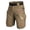 Brown@GC@, variant on CONZONE Mens Casual Cargo Shorts Elastic Waist Drawstring Summer Shorts for Men Usa Flag Graphic Lightweight Loose Fit Workout Gym Shorts With Pockets