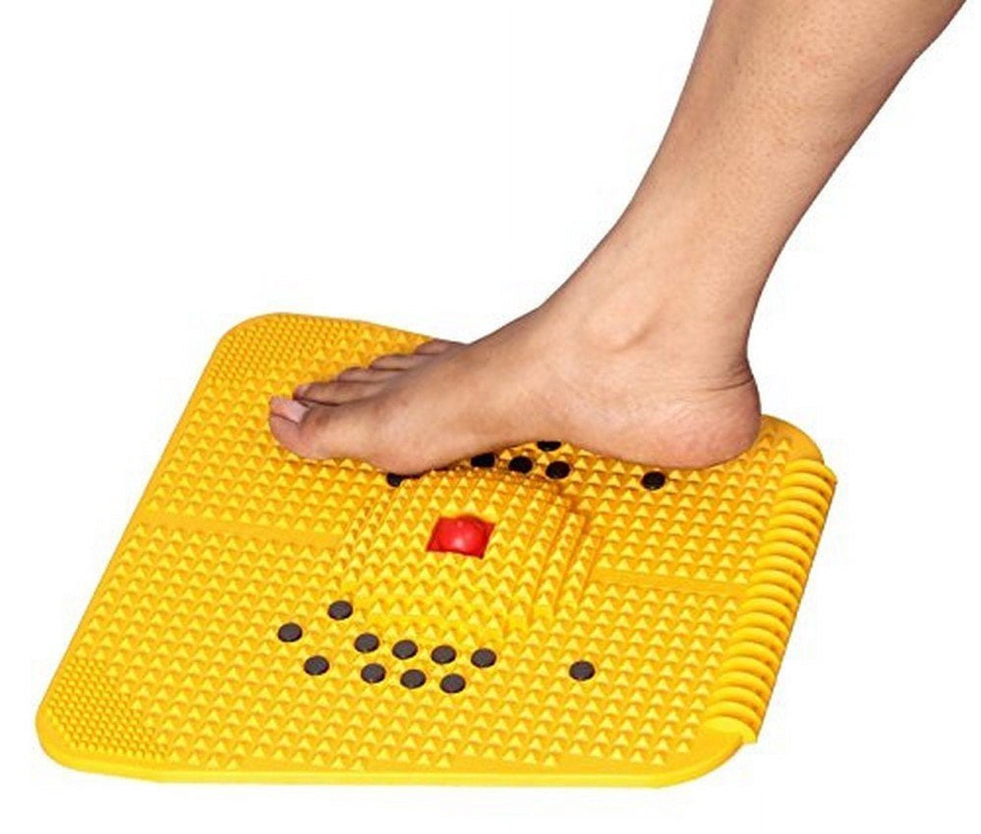 Acupressure Massager Kit Combo Sujok Ring Finger Massager&Foot Roller, Foot Mat