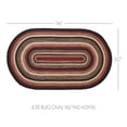thumbnail image 2 of VHC Brands Jute Rug 60x96 w/Pad, Jute Area Rug, Accent Rug, Floor Decor, Braided, Connell Collection, Oval 60x96, Country Black, 2 of 5