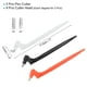thumbnail image 2 of Cortador de Pluma Rotativo de 360 Grados Uxcell, 3 Piezas Herramienta de Corte de Manualidades con Cabeza de Cortador, Negro, Blanco, Naranja, 2 of 5