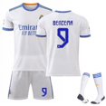 thumbnail image 1 of Benzema #9 Conjunto de camiseta de local de fútbol del Real Madrid Sailing Electrónica, 1 of 1