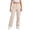 Beige1, variant on Uniform Pants for Girls,Back To School Outfits for Girls,Bootcut School Uniform Slacks Flared Pants Elastic Waist Pull On Straight Leg Long Trousers