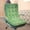 Green, variant on IMossad Plush Office Chair Cushion with Back Support - One-Piece Desk Chair Cushion with Tie & Non-Slip Bottom for Long Sitting - 17 x 33 Inch