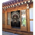 thumbnail image 5 of XMXT Japanese Noren Doorway Room Divider Curtain,Skeleton Indian Pattern Restaurant Closet Door Entrance Kitchen Curtains, 34 x 56 inches, 5 of 9