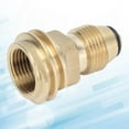 thumbnail image 1 of Wchiuoe Adaptateur de Vanne de Service, Adaptateur de Raccords en Laiton pour Réservoir de Propane Convertit la Vanne de Service du Réservoir LP en Tuyau Type1 QCC1, Adaptateur de Réservoir de Propane, 1 of 8