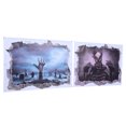 thumbnail image 3 of 2PCS Halloween Zombie Self Adhesive Wall Stickers Removable Wall Decal Paper Art Home Decor, 3 of 8