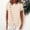 Beige#02, variant on Yteetum Women's Summer Cotton Linen Tops Oversized Short Sleeve Crewneck Asymmetrical Button Shirts Casual Solid Round Neck Loose Lightweight Breathable Qucikly Dry T Shirts