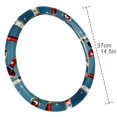 thumbnail image 4 of Christmas Crutches 14.5 Inch Printing PVC Leather Car Wheel Cover, Steering Wheel Covers, Auto Accessories, 4 of 6