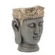 thumbnail image 2 of Macetero Benjara Cabeza de Buda durmiente 10 pulgadas gris, 2 of 2