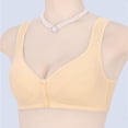 thumbnail image 3 of Fancifize Womens Wireless Front Closure Daisy Bra Push Up No Underwire Full Coverage Breathable Comfort Everyday Bralette, 3 of 5