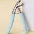 thumbnail image 4 of Qarigey Juego de tijeras para codos de acero inoxidable, resistentes y duraderas, para cortar fácilmente las uñas, juego de tijeras para Juegos de manicura Azul, 4 of 6