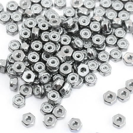 

Red Hound Auto 80 Nylon Insert Lock Nut Set Number 6 Diameter Hole Size for Bolt or Threaded Stud 304 SS Stainless Steel Corrosion Resistant 32 Standard Coarse Thread