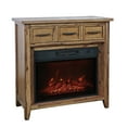 thumbnail image 2 of Jofran Hearthside Modern Rustic 32" Electric LED Fireplace 5000 BTU Console TV Stand, 2 of 3