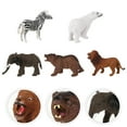 thumbnail image 3 of Tineasur 5Pcs Assorted Color Decorative Desktop Animal Models Hand Painted Lifelike Simulation, 3 of 6