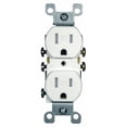 thumbnail image 1 of White 5-15R NEMA15 Amp Tamper Resistant Residential Du, 1 of 1